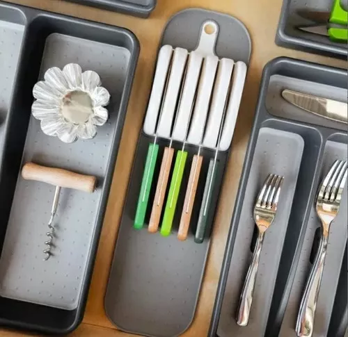 Tercera imagen para búsqueda de organizador de cuchillos cocina