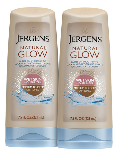 Jergens Natural Glow In-shower Lotion, Autobronceador Para .