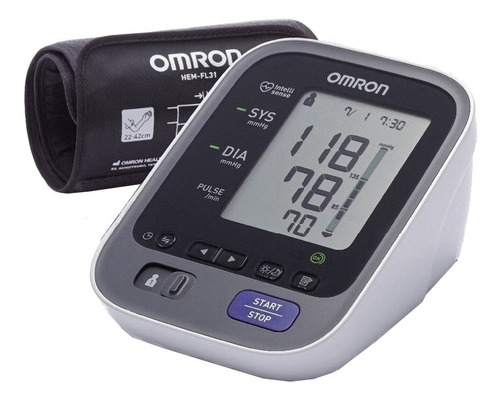 Monitor de presión arterial digital de brazo automático Omron HEM-7322T/M7