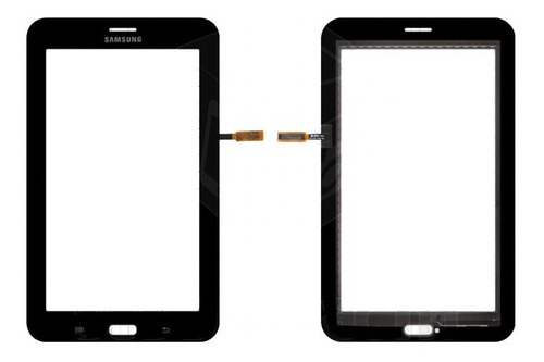 Vidro Tela Touch Compatível Galaxy Tab 3 T111 Sm-t111 Preto