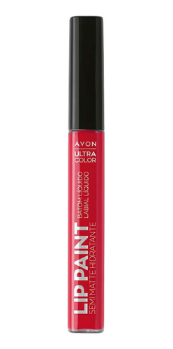 Lip Paint Labial Líquido Semi Matte Tono Lady In Red - Avon