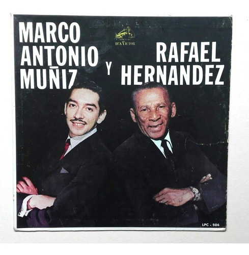 Marco Antonio Muñiz Y Rafael Hernandez Disco De Vinilo Lp