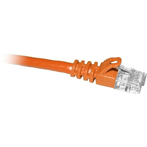 Enet Cat6 Orange 15 Foot Patch Cable With Snagless Molded