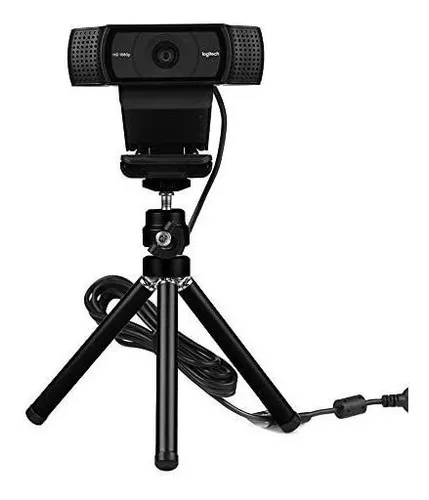 Trípode ligero para cámara web Logitech C920 C922 para cámara pequeña,  soporte para teléfono celular (rojo)