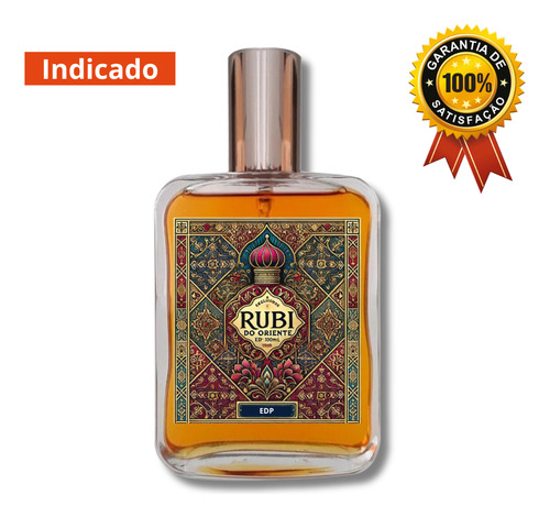 Perfume Arabe Rubi Do Oriente Feminino Edp Importado Doce- Árabe Oriental Top - Alta Fixação
