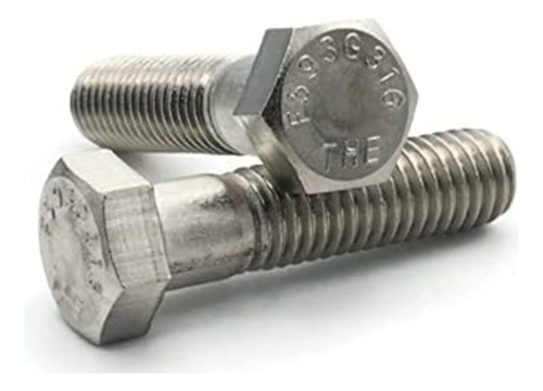 M12-1.75x20mm Tornillo Hex 316 Inoxidable 10 Piezas