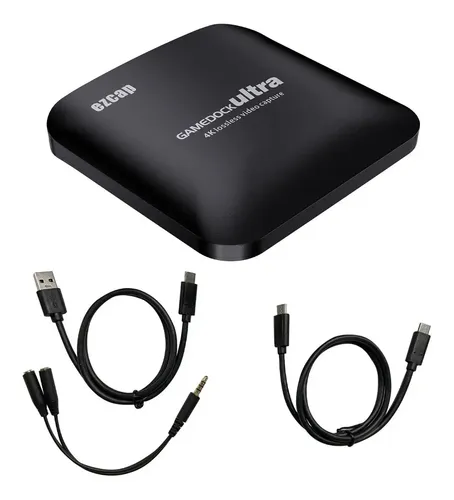 Placa de Captura Ezcap 326C Gamedock Ultra 4K com HDR e USB 3.1