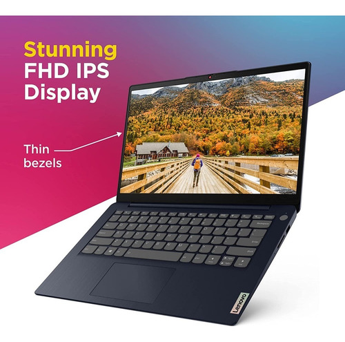 Imagen 3 de 7 de Notebook Lenovo Ideapad 3 14 Fhd Ryzen 5 8gb 256gb Radeon 7