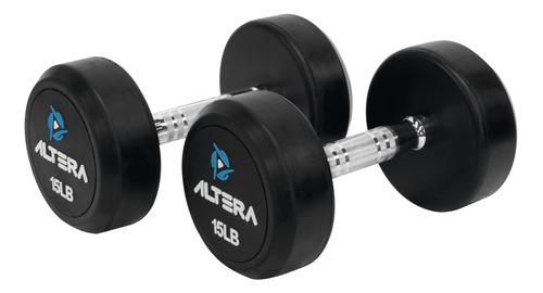 Mancuernas 15 Lbs Altera Pesas Redondas Gimnasio Profesional