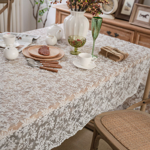 Mantel Rústico Para Mesa De Café Con Forma De T, Diseño De E
