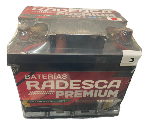 Bateria Radesca 12v 80 Am P. 18 Meses Garantia