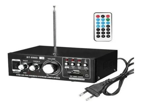 Amplificador De Potencia Stereo Con Fm