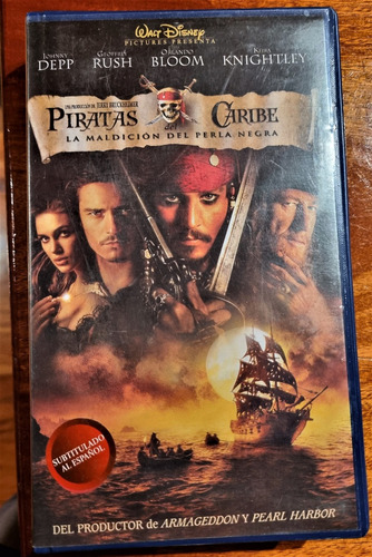 Vhs Piratas Del Caribe. Original Disney. Excelente Estado