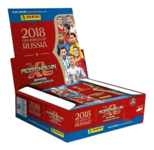 Caja De Cartas Adrenalyn 24 Sobres Fifa World Cup Rusia 2018
