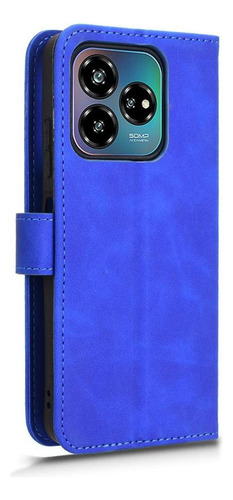 Funda Abatible For Zte Axon 60 Lite Cartera Tarjeta De*/