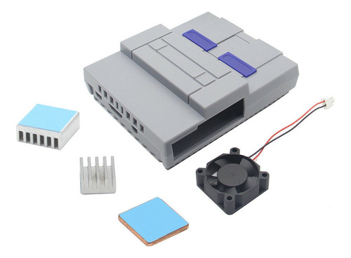 Carcasa Estilo Nes, Kit De Fundas Snes Con Ventilador De Ref