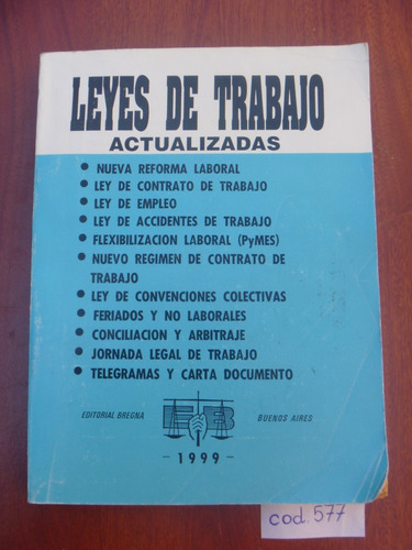 Leyes De Trabajo Actualizadas