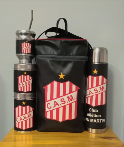 Equipo De Mate Set Matero San Martín De Tucumán. Ecocuero