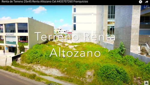 Imagen 3 de 14 de Renta De Terreno Altozano Morelia 1200 Mt2 25x45 Franquicia