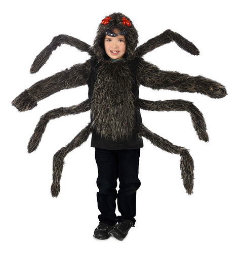 Sudadera Con Capucha De Tarántula Para Niño Negro S/m