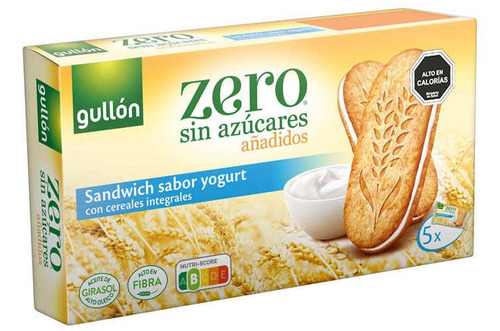 Galleta Zero Sandwich Yogurt Gullon 220 Gr