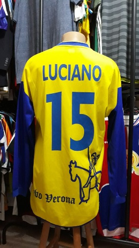 Camisa Chievo Verona- Joma- G- 2002/2003- N°15- Home