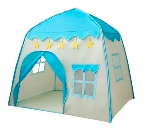 Carpa Infantil Casa Plegable / Casita Muñeca Niños Celeste