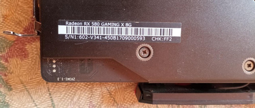 Imagen 3 de 4 de Tarjeta De Video Msi Amd Radeon Rx 580 Gaming X 8 Gb
