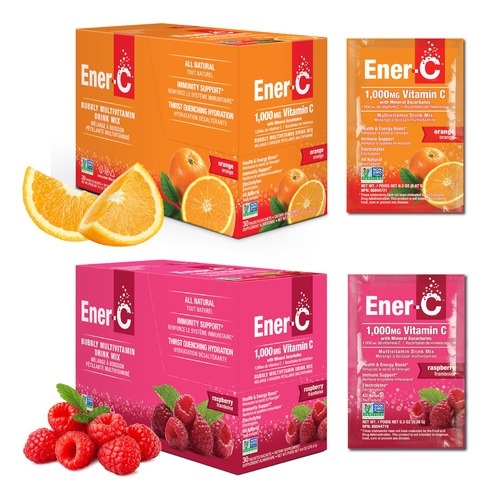 Ener-c Multivitaminico Polvo Vitamina C 1000mg 60 Sobres