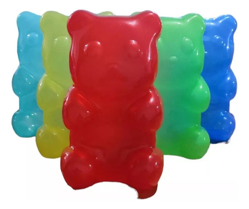Dulcero Pandita Forma De Oso Colores Varios 6 Piezas