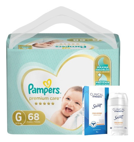 Pampers Premium. Care G X 68 Unidades 