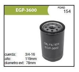 Filtro Aceite Para Ford Ka 2001 - 2008 (motorfil)