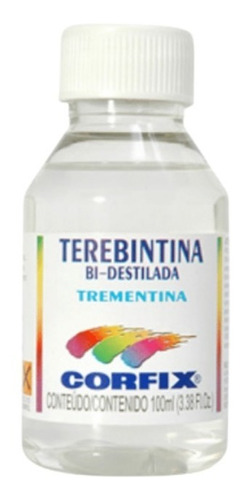 Trementina Bi-destilada  Corfix  *100ml