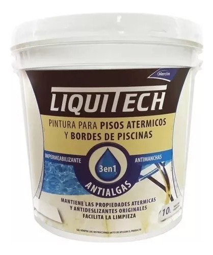 Pintura Para Pisos Atermicos Liquitech 10lt Mundo Color 