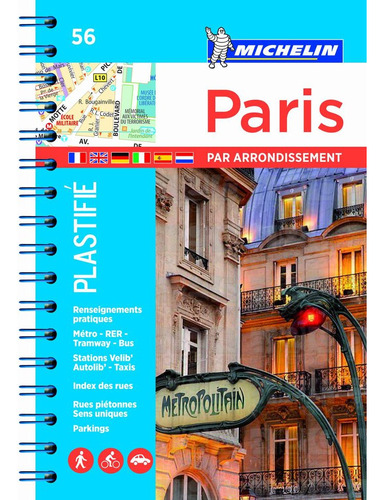 Plano Paris Par Arrondissement Plastifie - Varios Autores
