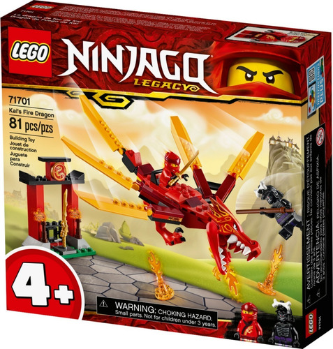 Lego Dragon De Fuego De Kai Ninjago Legacy 71701