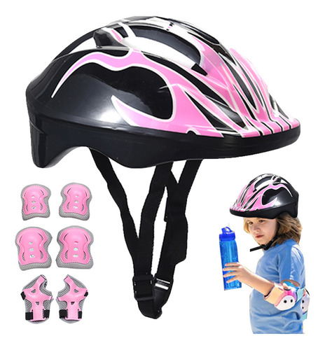 Juego 7 Rodilleras Y Coderas Para Casco Seguridad Para Niños