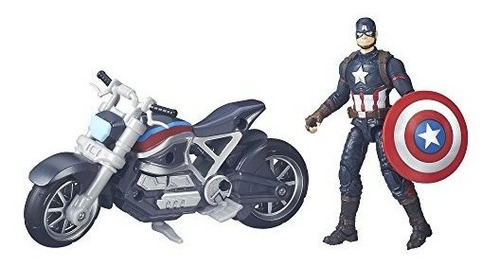 Marvel Legends Serie Capitán América Y Motocicleta