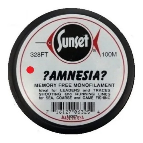 Tanza Nylon Amnesia Sunset 0.10-0.12-0.15 Lbs -100m-