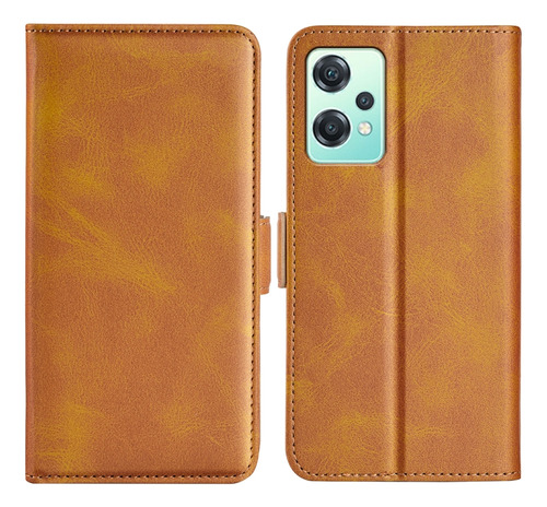 Funda De Cuero Magnética De Doble Cara Para Oneplus Nord Ce