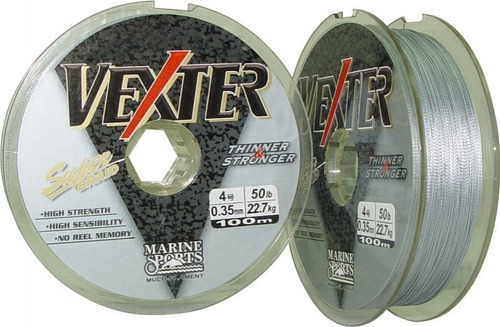 Linha Multi Vexter - Cinza - 0,40mm - 100mt - Marinesports