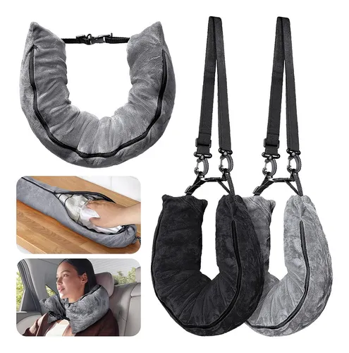 Paquete De 2 Almohadas De Viaje Rellenables Para Equipaje Ad