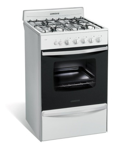 Cocina A Gas Longvie 13331bf - 56cm Blanca