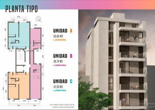 Excelente Departamento Un Dormitorio 6 E/ 65 Y 66