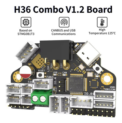 Caja De Herramientas Klipper Canbus H36 Combo, Resistente A