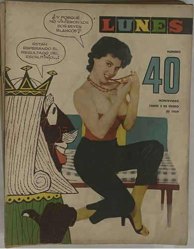 Lunes Nº 40 Revista De Humor Uruguayo 1959 Ex02