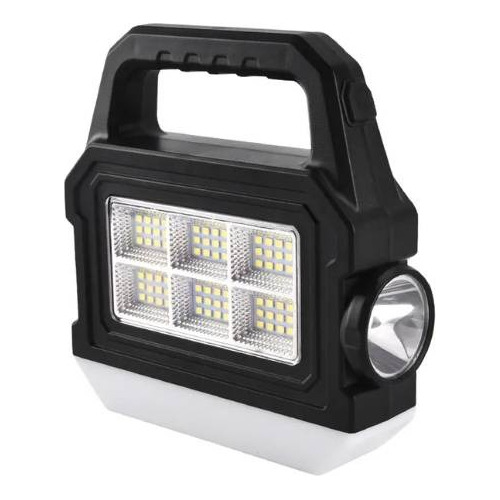 Linterna Led Cob Solar Recargable Usb