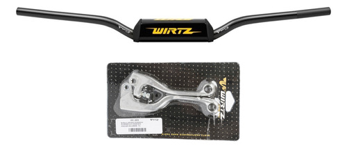 Manubrio Wr5 Negro + Manijas Honda Crf450 02-03 Wirtz