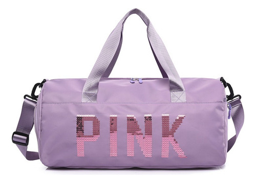 Bolsos Pink Impermeable Gimnasio Gym Con Botinero Viajero