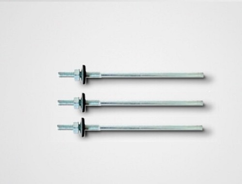 Varilla Recta Para Techo- Gancho Para Chapa 1/4x400 X100 Pc